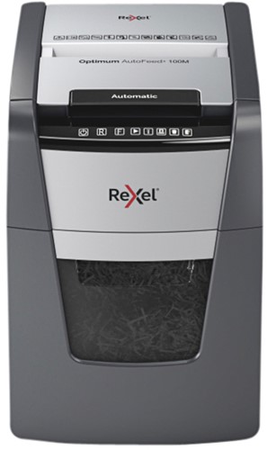 Papiervernietiger Rexel Optimum Auto+ 100M P5 snippers 2x15mm