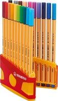 Fineliner STABILO point 88 ColorParade rollerset geel/rood F ass 20st-2