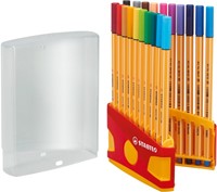 Fineliner STABILO point 88 ColorParade rollerset geel/rood F ass 20st-3