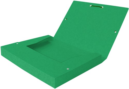 Elastobox Oxford Top File+ A4 40mm groen-2