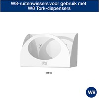 Reinigingsdoek Tork W8 Premium 1-laags 40 vel blauw 194450-1