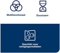 Reinigingsdoek Tork W8 Premium 1-laags 8x40 vel rood 194750-4