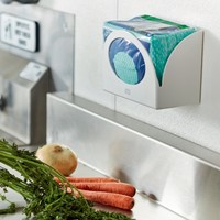 Reinigingsdoek Tork W8 Premium 1-laags 40 vel groen 194550-6