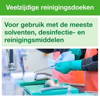 Reinigingsdoek Tork W8 Premium 1-laags 8x40 vel groen 194550-3