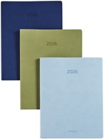 Agenda 2026 Brepols Timing Colora 7dagen/2pagina's groen, lichtblauw, donkerblauw