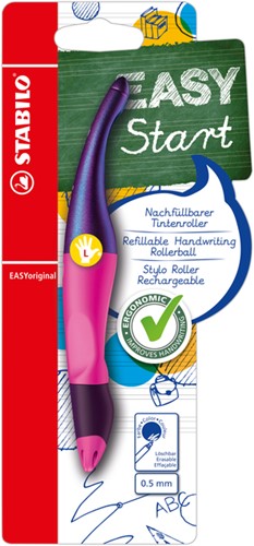 Rollerpen STABILO Easyoriginal linkshandig hologr ed M magenta blister