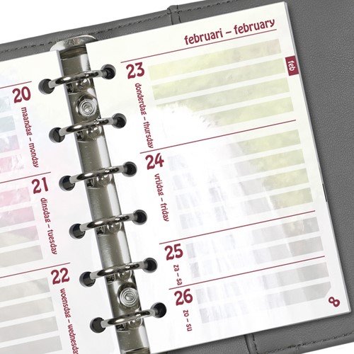 Agendavulling 2026 Kalpa Pocket bloemen 7dagen/2pagina's-2