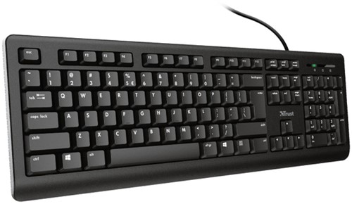 Toetsenbord Trust Primo QWERTY zwart-2