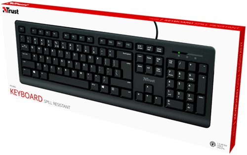 Toetsenbord Trust Primo QWERTY zwart-3