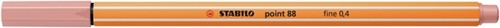 Fineliner STABILO point 88/28 fijn donkerblush-2