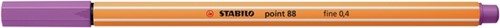 Fineliner STABILO point 88/60 fijn vergrijsd violet-2