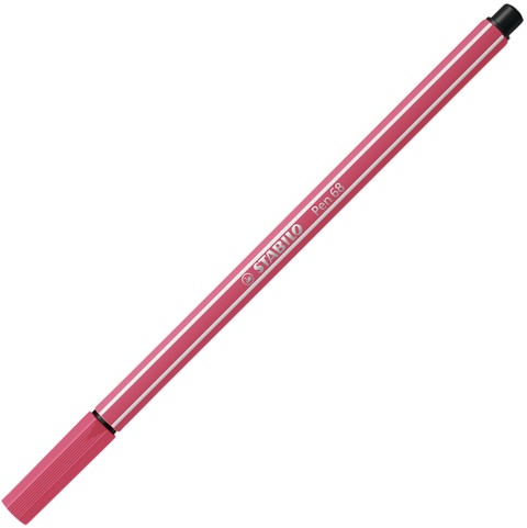 Viltstift STABILO Pen 68/49 medium aardbeienrood