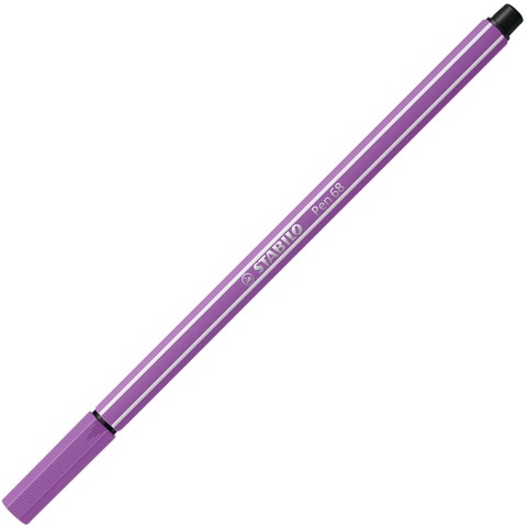 Viltstift STABILO Pen 68/60 medium vergrijsd violet