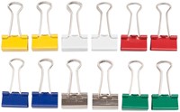Papierklem MAUL 215 foldback 19mm capaciteit 7mm assorti 12 stuks-3