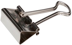 Papierklem MAUL 215 foldback 19mm capaciteit 7mm zilver 12 stuks-3