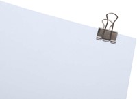 Papierklem MAUL 215 foldback 19mm capaciteit 7mm zilver 12 stuks-1