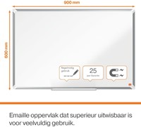 Whiteboard Nobo Premium Plus 60x90cm emaille-2