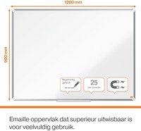 Whiteboard Nobo Premium Plus 90x120cm emaille-6