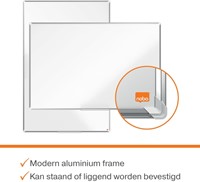 Whiteboard Nobo Premium Plus 60x90cm staal-4
