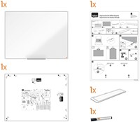 Whiteboard Nobo Impression Pro 60x90cm staal-6