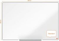 Whiteboard Nobo Impression Pro 60x90cm staal-3