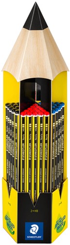 Potlood Staedtler Noris display 90 stuks assorti