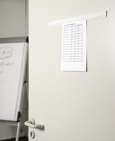 Wandlijst MAUL Express papierrail 50cm zelfklevend wit-3