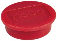 Magneet Nobo 13mm rood 10 stuks
