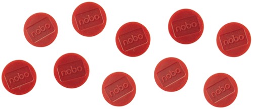 Magneet Nobo 32mm rood 10 stuks-2