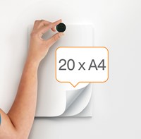 Magneet Nobo 38mm zwart 10 stuks-2