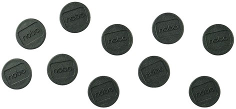 Magneet Nobo 13mm zwart 10 stuks-2