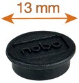 Magneet Nobo 13mm zwart 10 stuks-1