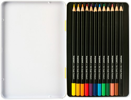Kleurpotlood Bruynzeel Van Gogh Museum blik à 12 kleuren-2