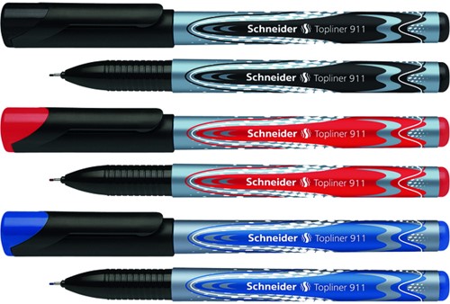 Fineliner Schneider Topliner 911 0.4mm blauw-2