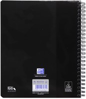 Collegeblok Oxford School A5+ lijn 17-gaats 160 pagina's 80gr zwart-3