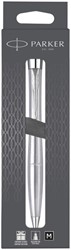 Balpen Parker Urban twist metro metallic CT medium blister à 1 stuk