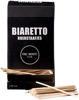 Roerstaafjes Biaretto hout 11cm 2000 stuks-1