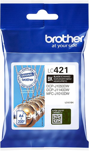 Inktcartridge Brother LC-421 zwart