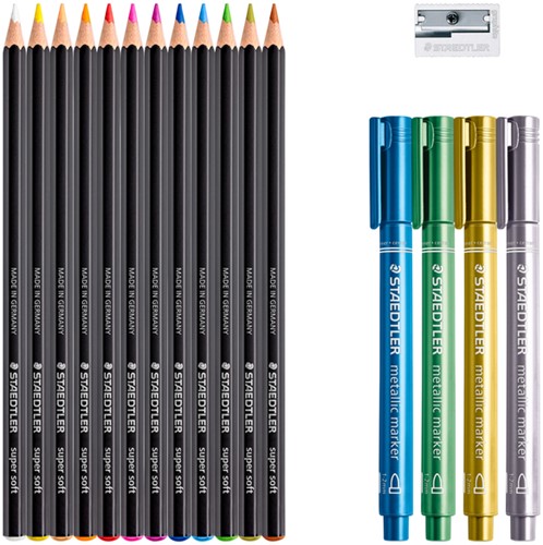 Kleurpotlood Staedtler Design Journey Black & White 17-delig-2