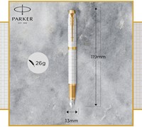 Vulpen Parker IM Premium pearl GT fijn-5