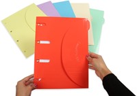 Smartfolder geperforeerde opbergmappen gelamineerd A4 assorti 6 stuks