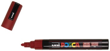 Paintmarker Uni POSCA PC5M medium robijnrood-2