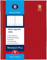 Agenda 2026 Ryam Weekplan Plus Mundior groot letter 7dagen/2pagina's assorti-3