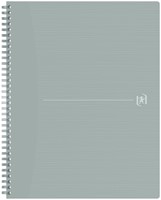 Spiraalblok Oxford Origin A4+ lijn 140 pagina's 80gr grijs