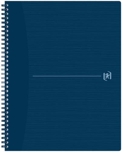 Spiraalblok Oxford Origin A4+ lijn 140 pagina's 80gr blauw