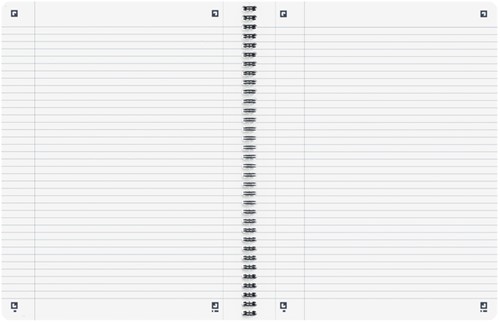 Spiraalblok Oxford Origin A4+ lijn 140 pagina's 80gr blauw-3