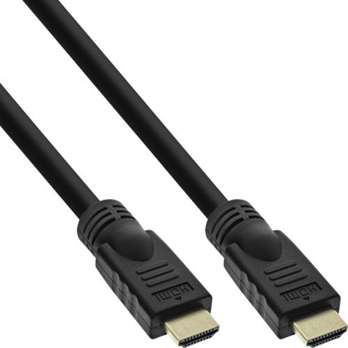 Kabel inLine HDMI ETH4K M/M 2 meter zwart