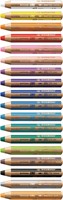 Kleurpotloden STABILO 880 woody 3 in 1 slijper-penseel assorti 18st-2
