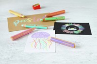 Kleurpotloden STABILO 880 woody slijper pastel assorti 6 stuks-1