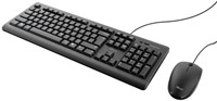 Toetsenbord Trust Primo + muis QWERTY zwart-3